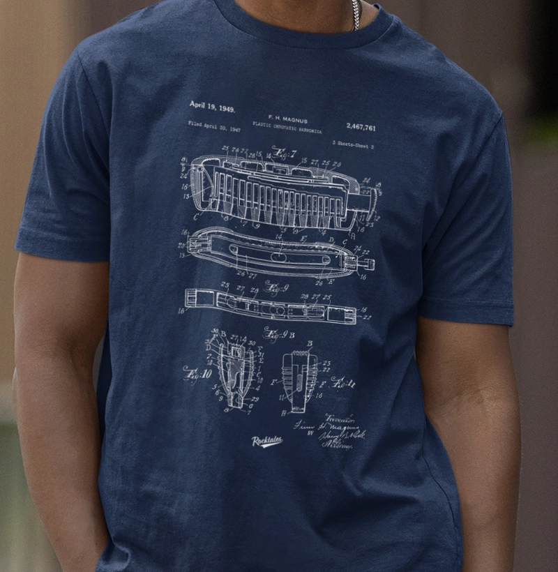 Harmonica Blue Print