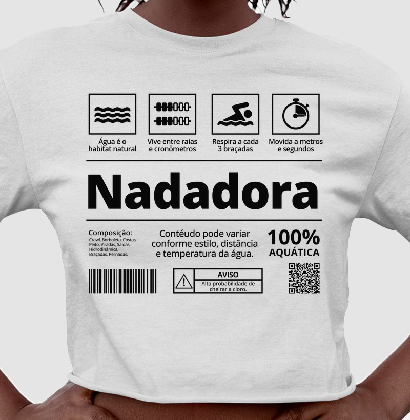 Rótulo Nadadora
