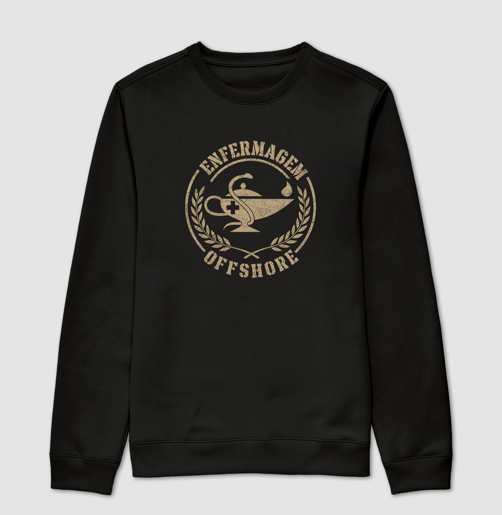 Enfermagem Offshore emblema - Suéter Moletom