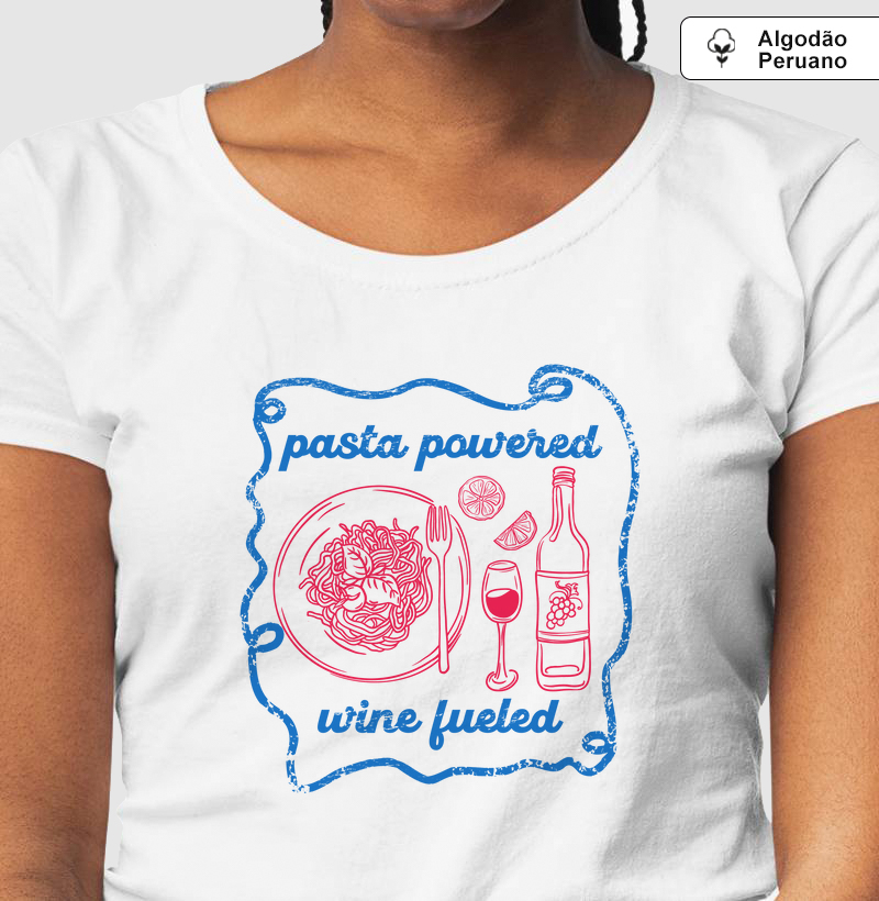 Camiseta Algodão Peruano Pasta