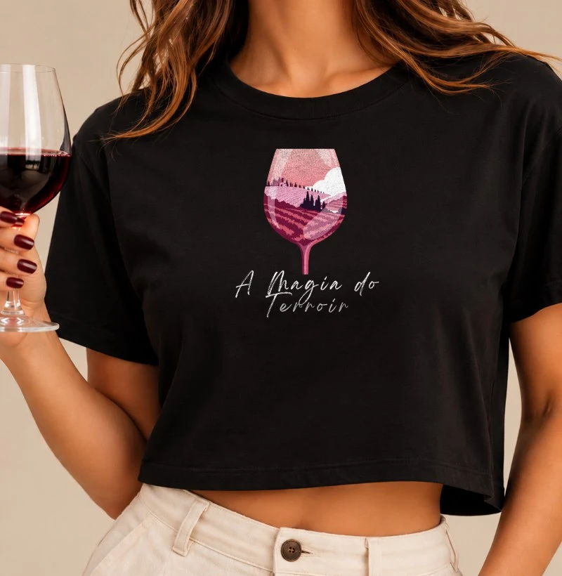 Camiseta A Magia do Terroir - Cropped