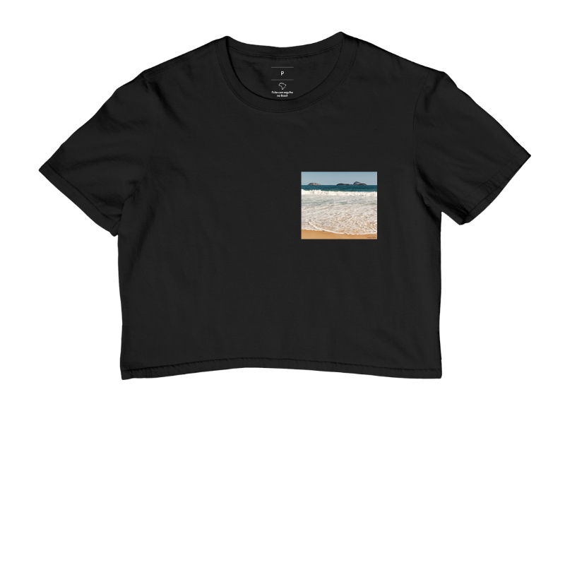 Camiseta Pés na Areia Bolso