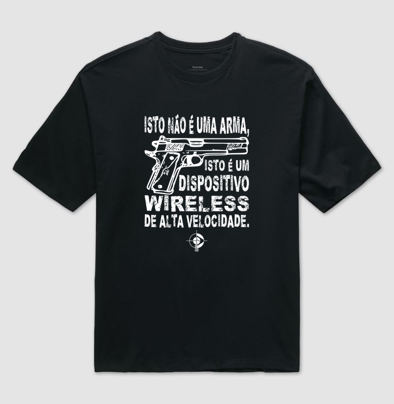 Dispositivo Wireless BoyShooterBrasil - Camiseta Oversized