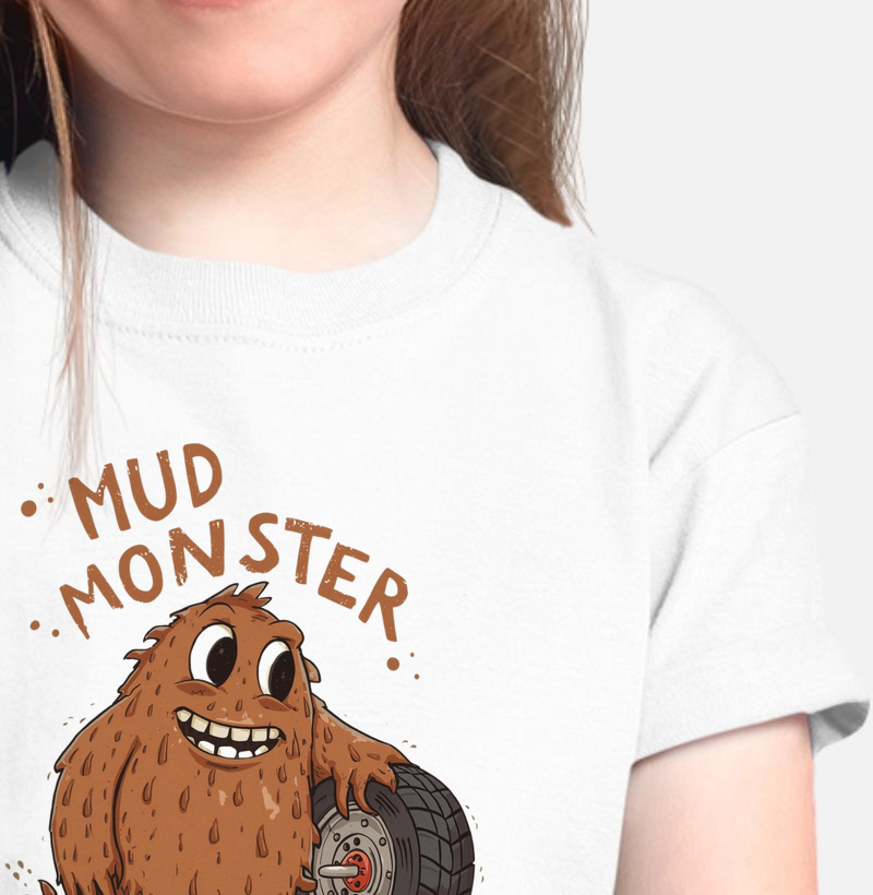 Camiseta Infantil: Monstro da Lama
