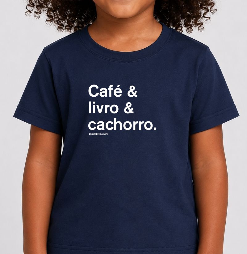 Café & livro & cachorro