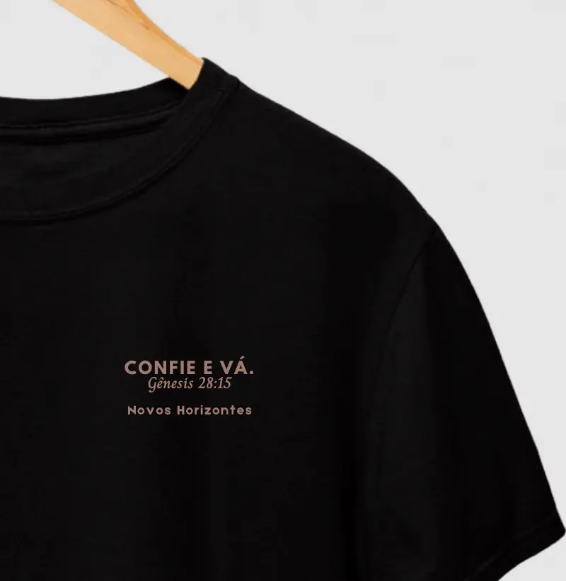 Confie e Vá | Bolso | Gênesis 28:15 - Novos Horizontes