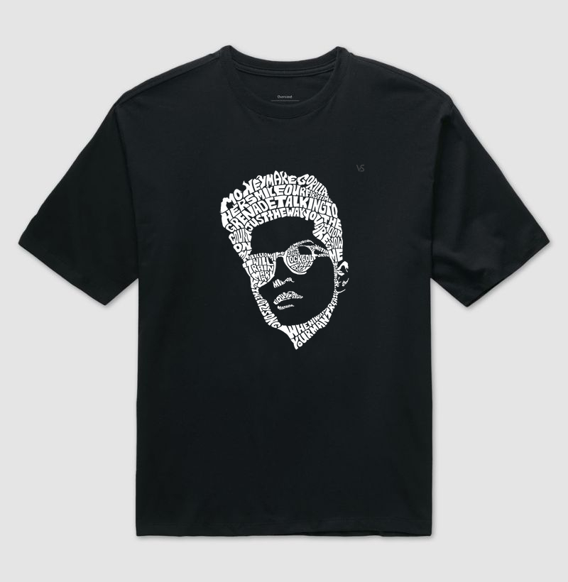 Bruno Mars - Camiseta Oversized
