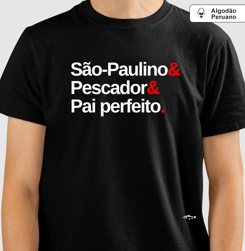 SÃO-PAULINO E PESCADOR E PAI (Algodão peruano)