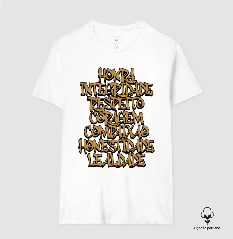 Camiseta Premium Princípios do Bushido