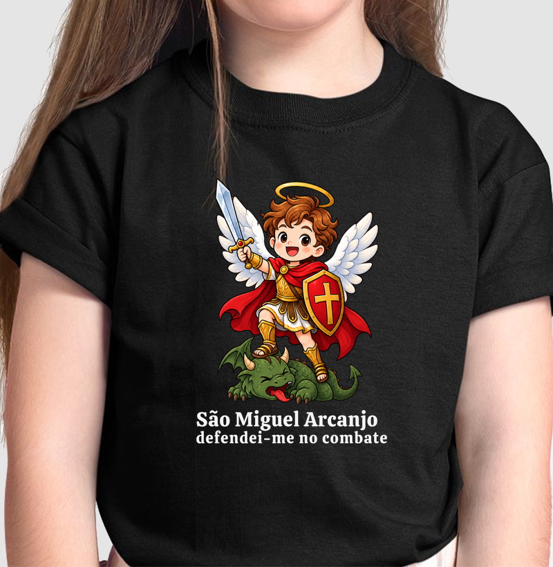 Camiseta Infantil São Miguel Arcanjo