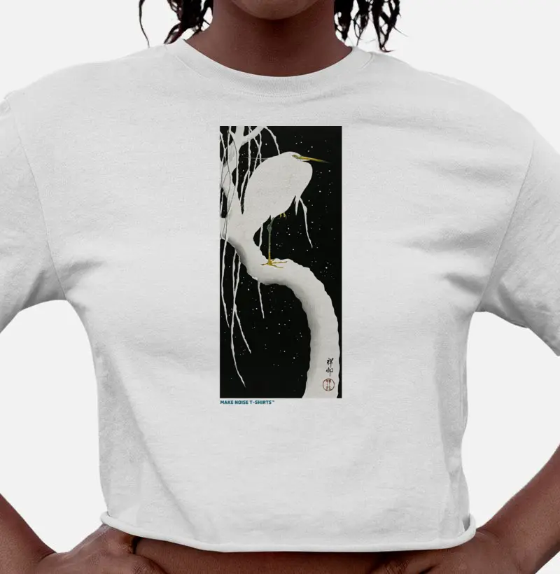 HERON IN SNOW de Ohara Koson