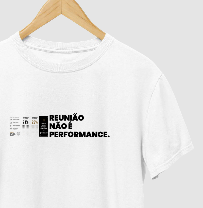 Reunião não é performance