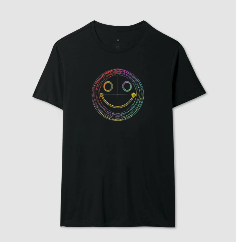 Camiseta AURA - Acid Wireframe