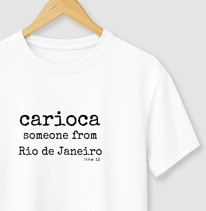 CARIOCA EM BRANCO | PRETO