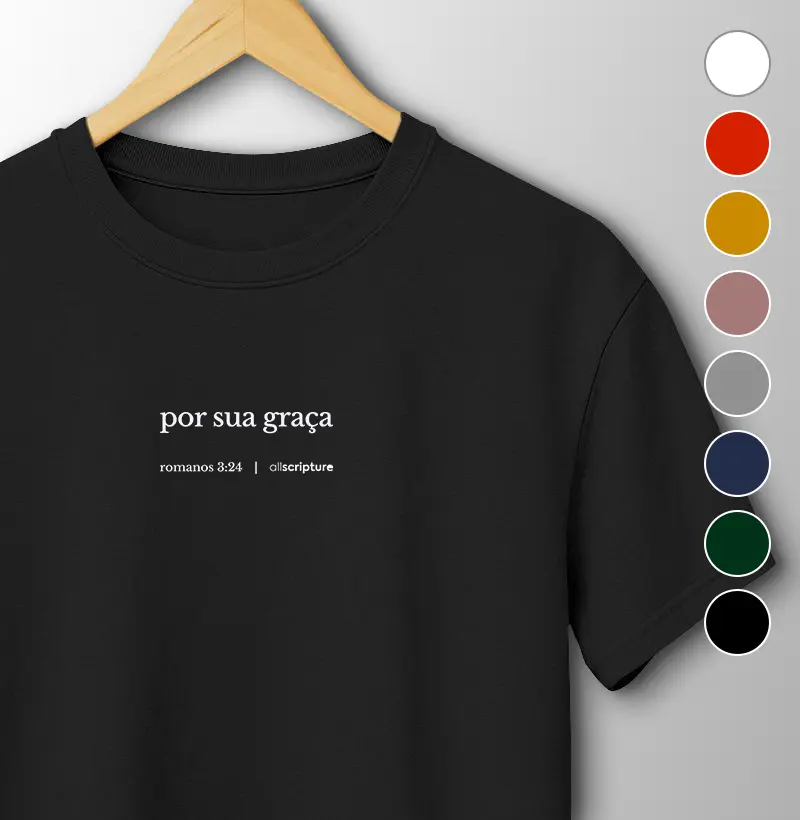 por sua graça - Romanos 3:24