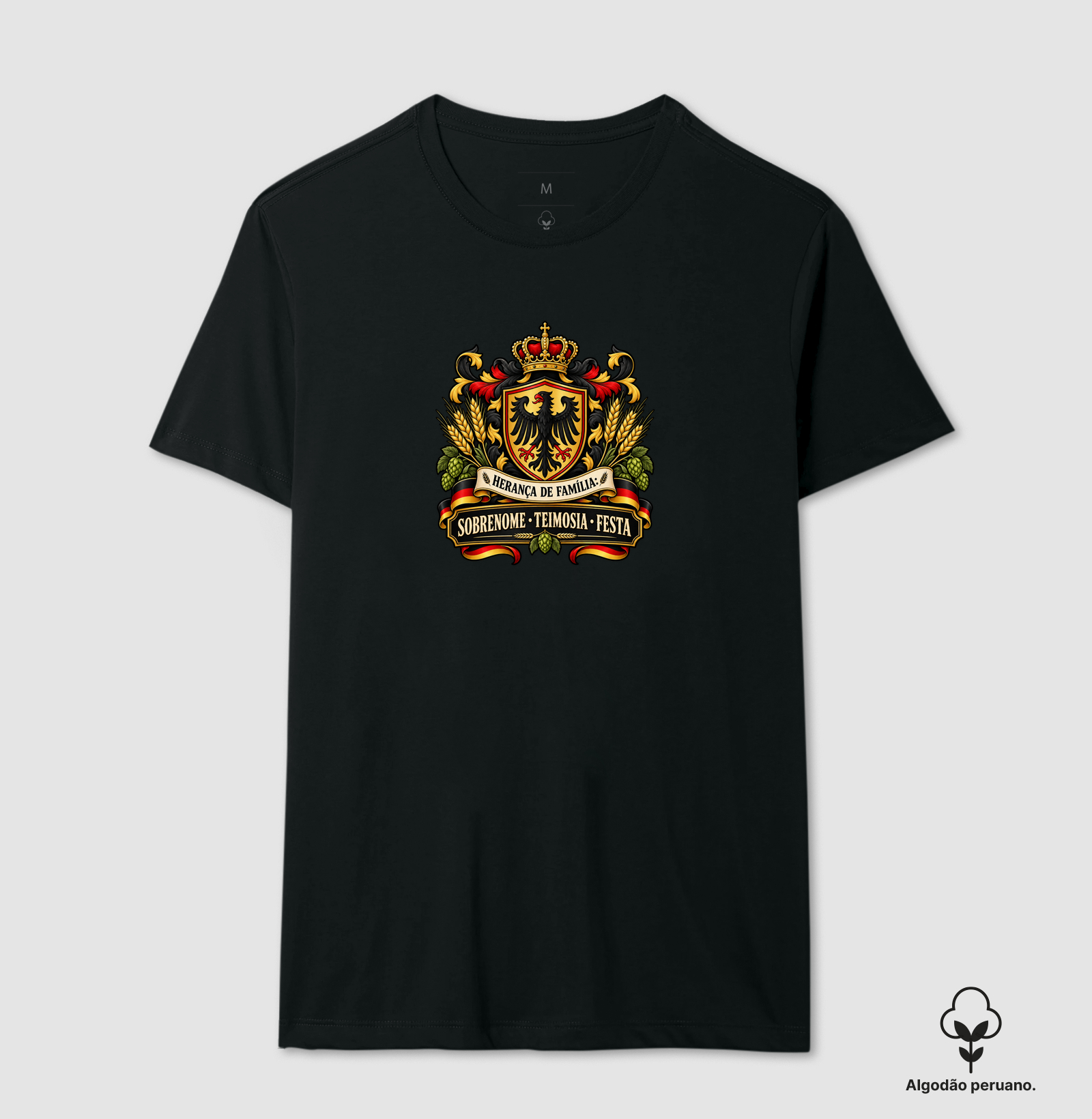 Herança de Família - Camiseta Algodão Peruano