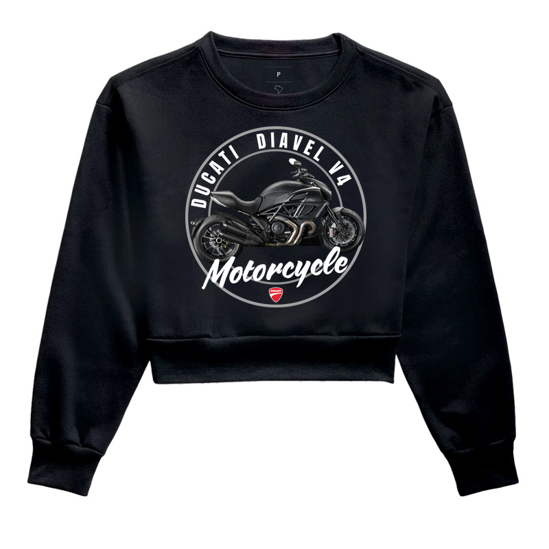 Moletom Cropped Ducati Diavel
