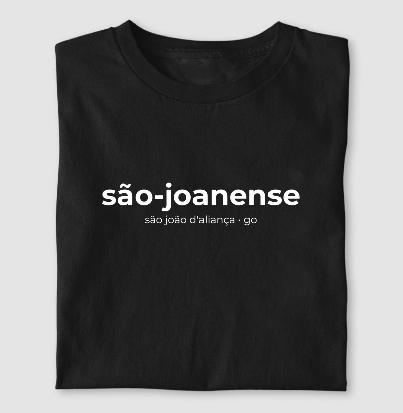 São-Joanense | Gentílico GO - Camiseta