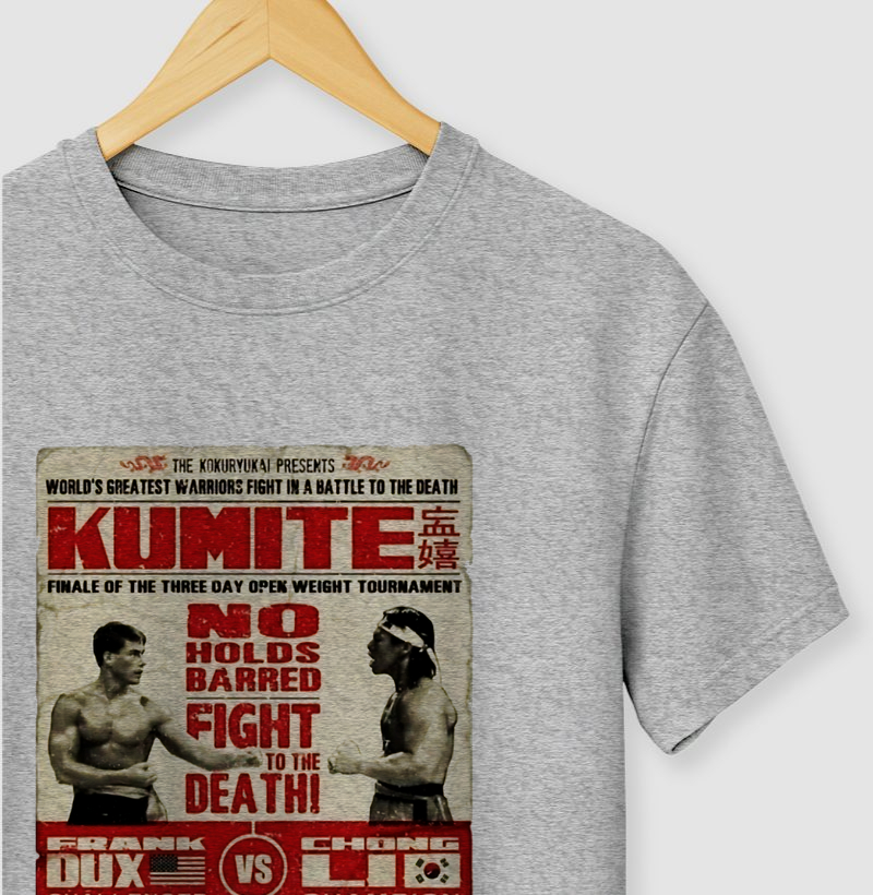 Camiseta - O Grande Dragão Branco - Kumite - Van Damme