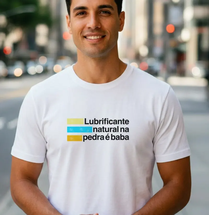 Camiseta Crux & Resina |  Lubrificante na pedra