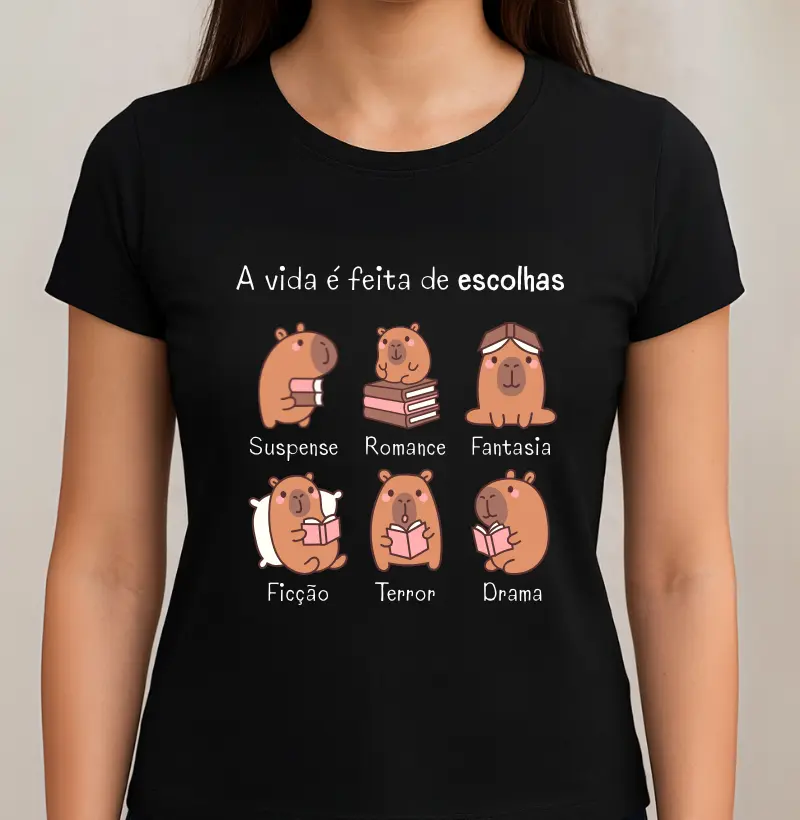 Capi leitora - a vida é feita de escolhas