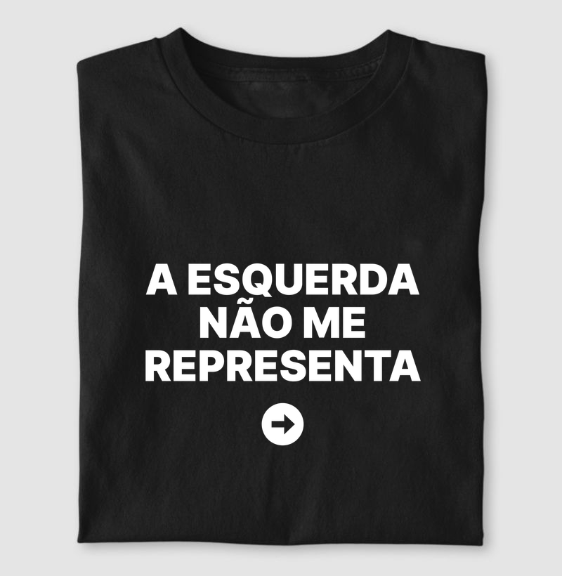 Camiseta A esquerda não me representa