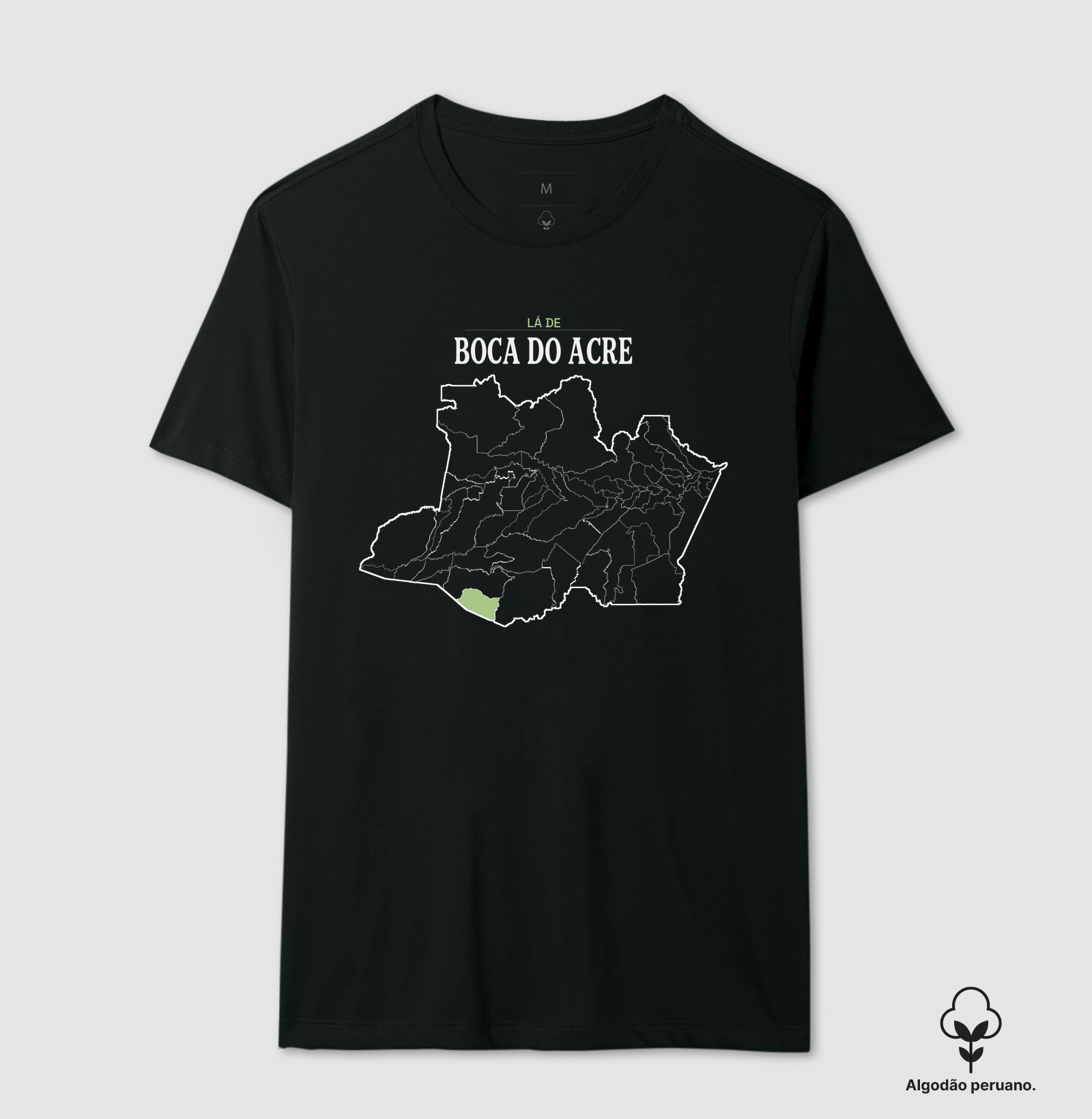 Boca do Acre | Território AM - Camiseta Algodão Peruano