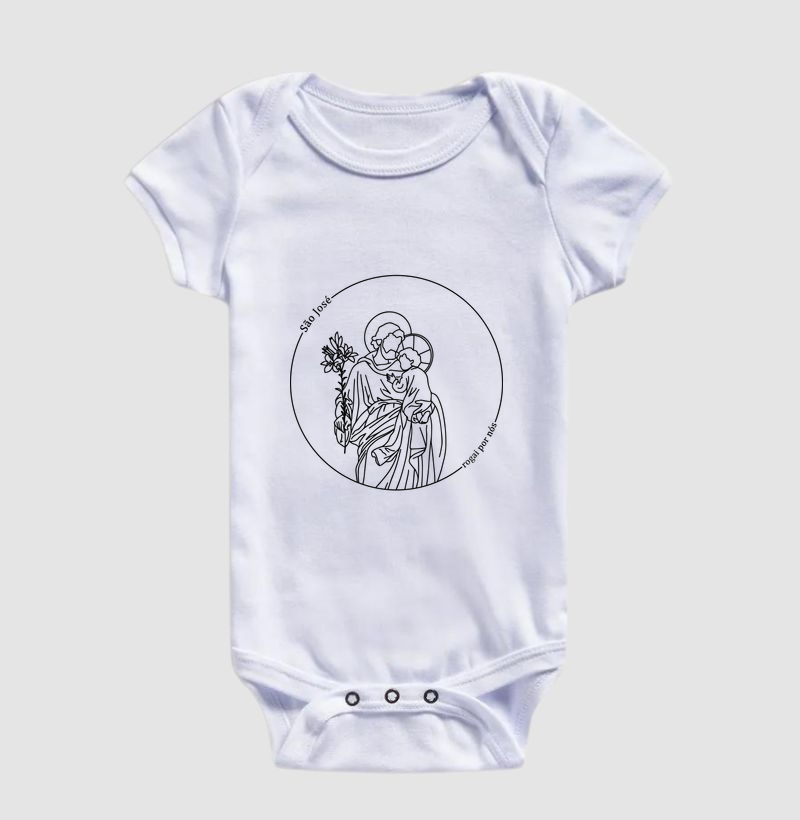 São José Minimalista - Body Infantil