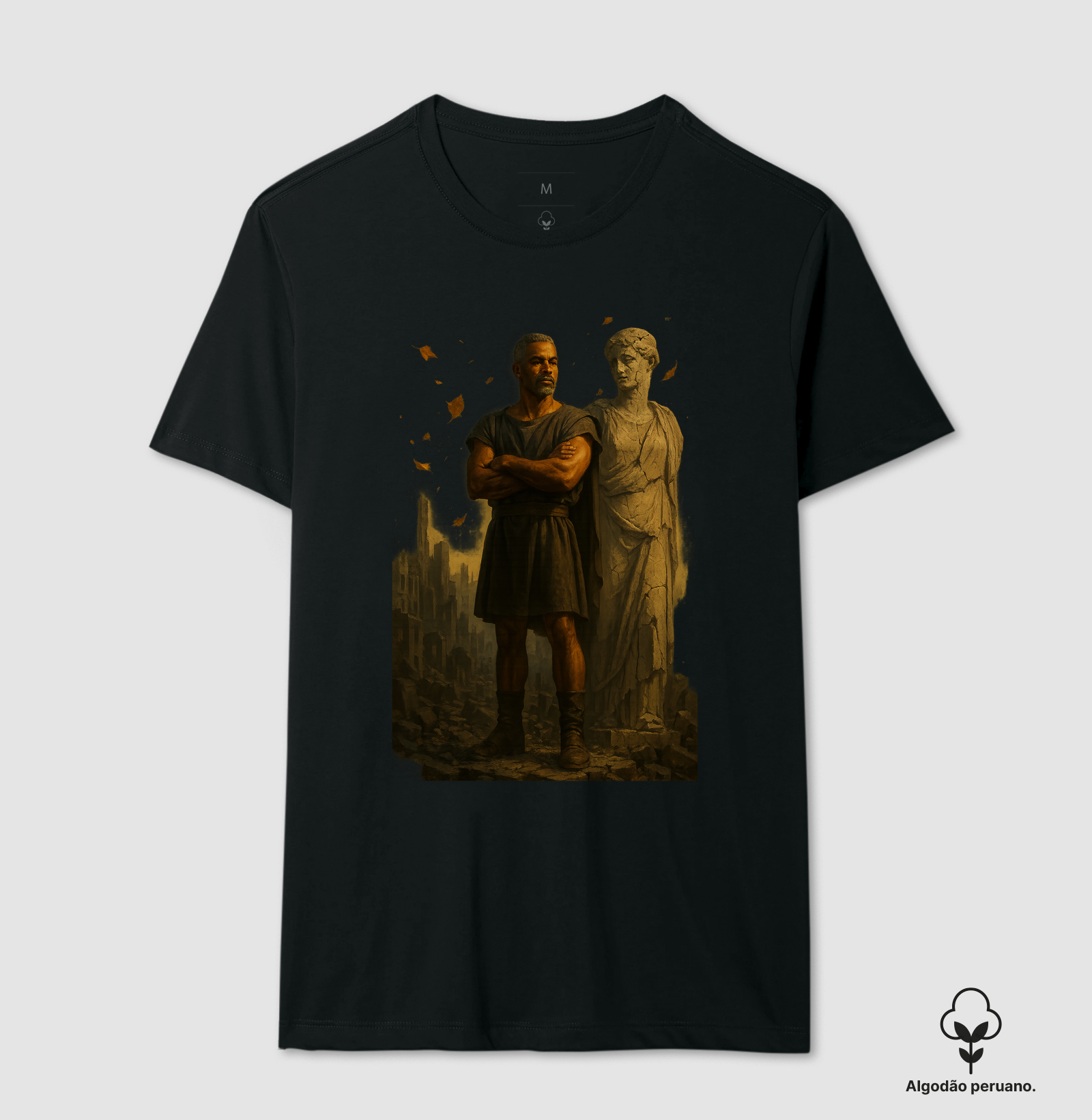 Camiseta "Silêncio e Força" – O Peso do Que Não Se Diz