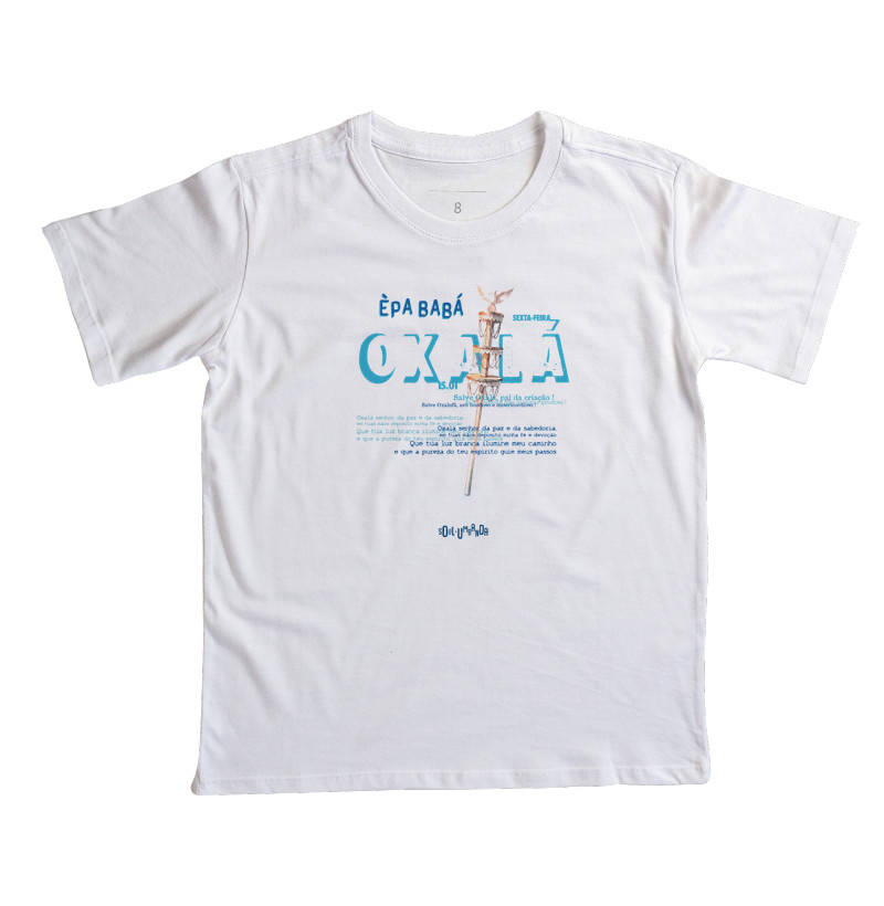 camiseta OXALÁ oração