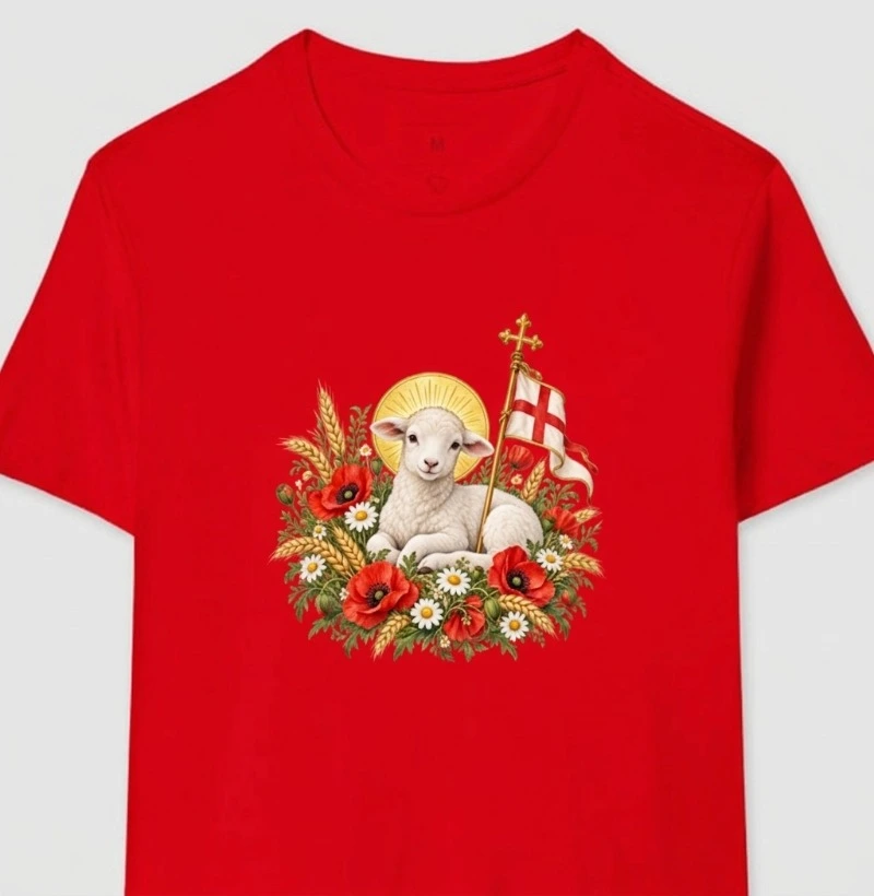 Cordeiro de Flores - Camiseta