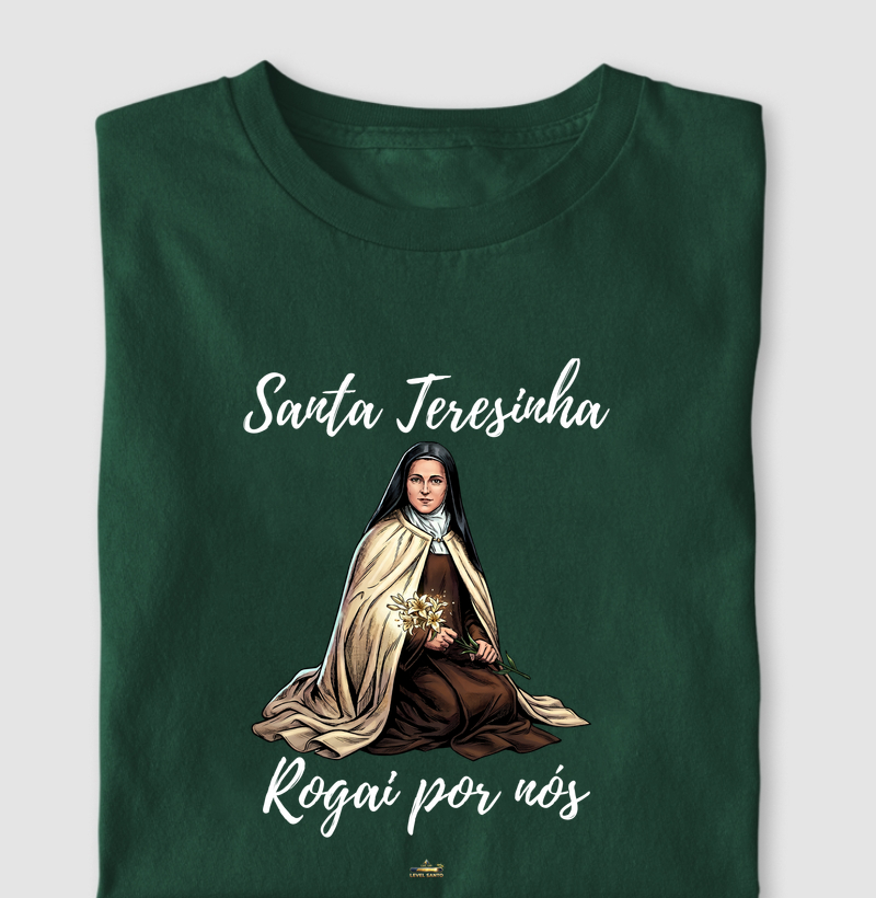 Santa Teresinha - Rogai por nós - Caligrafia