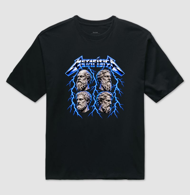 Metafísica — Filosofia em Alto Volume - Camiseta Oversized