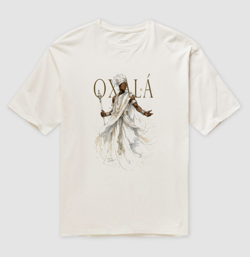 Oxalá I Orixás Maria Patuá - Camiseta Oversized