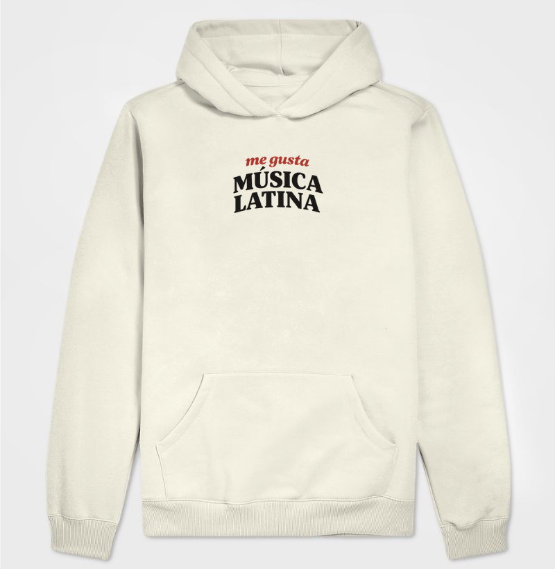me gusta música latina - Hoodie Moletom