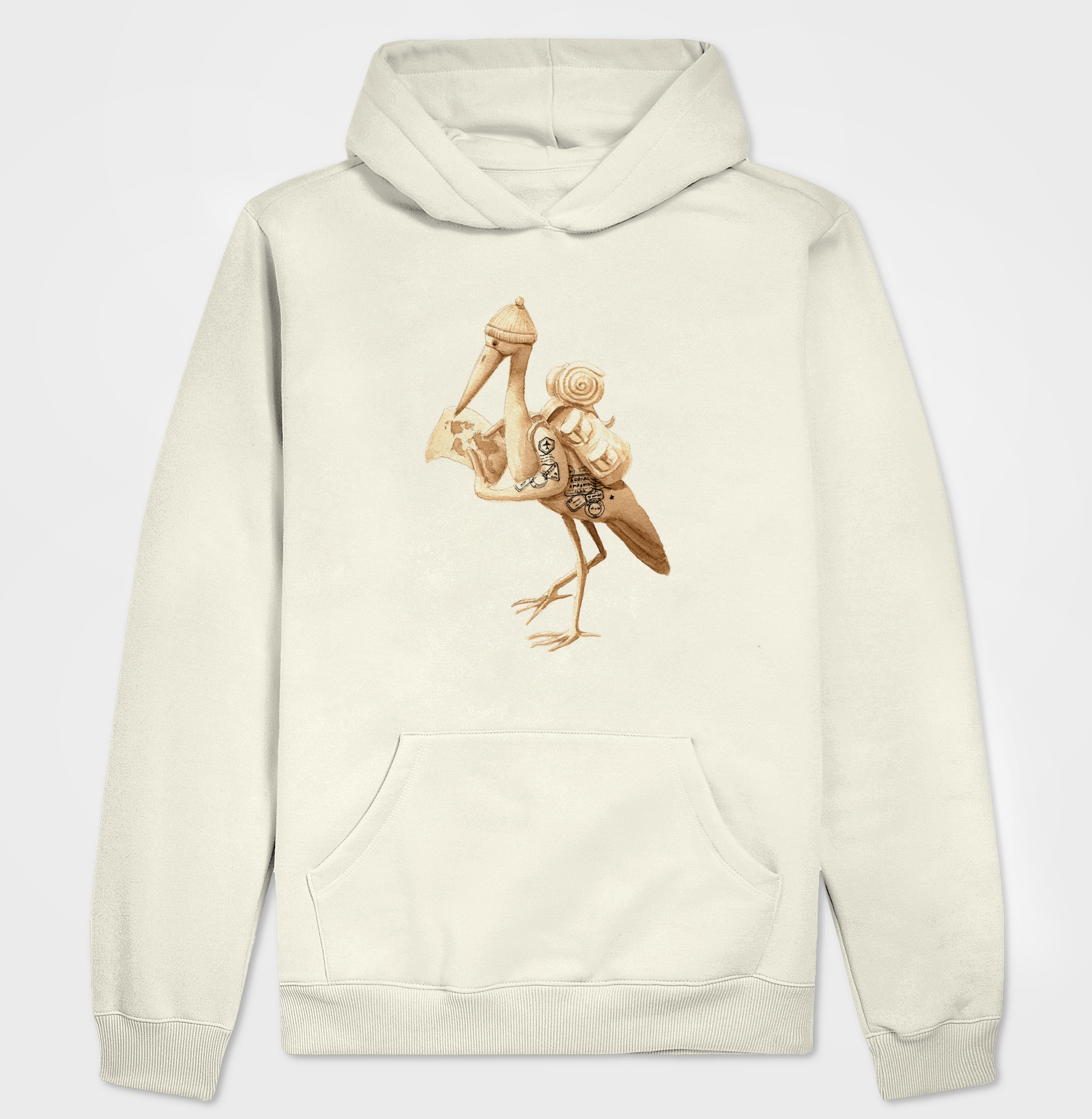 Hoodie Moletom Garça Viajante