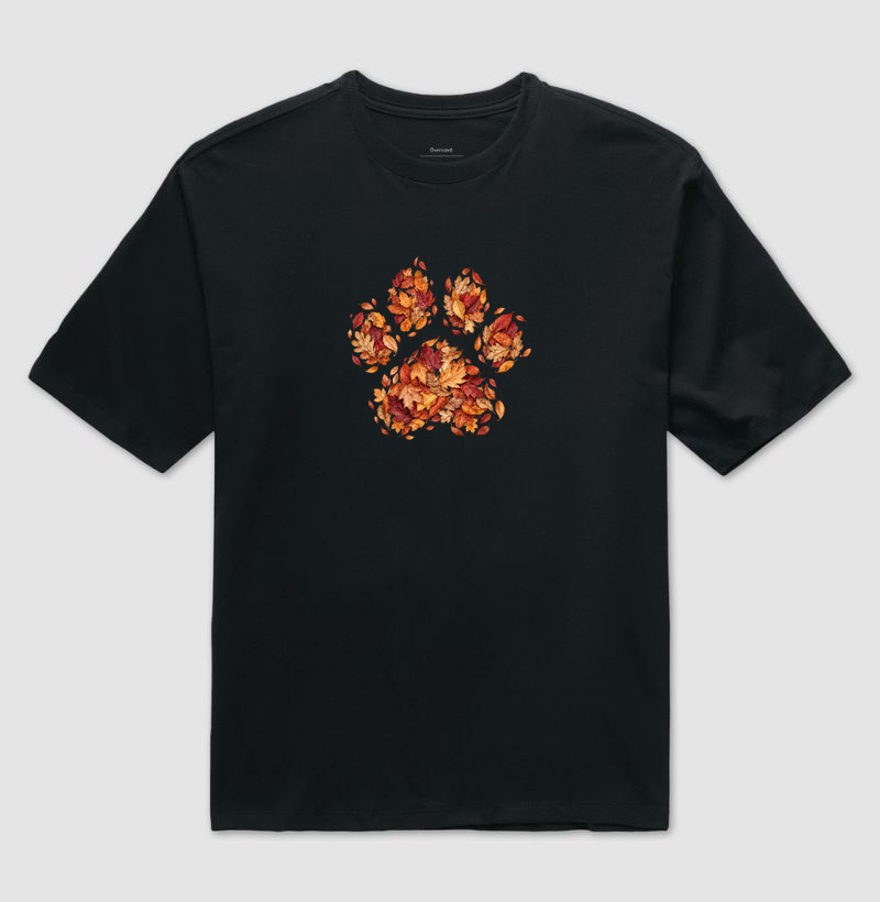 Pata de Outono - Camiseta Oversized