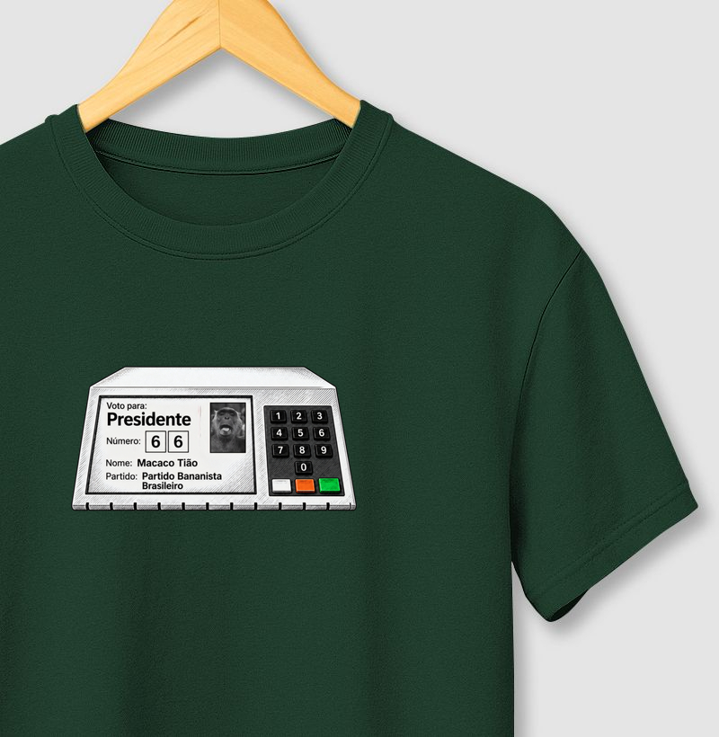 Votação - Macaco Tião - Camiseta