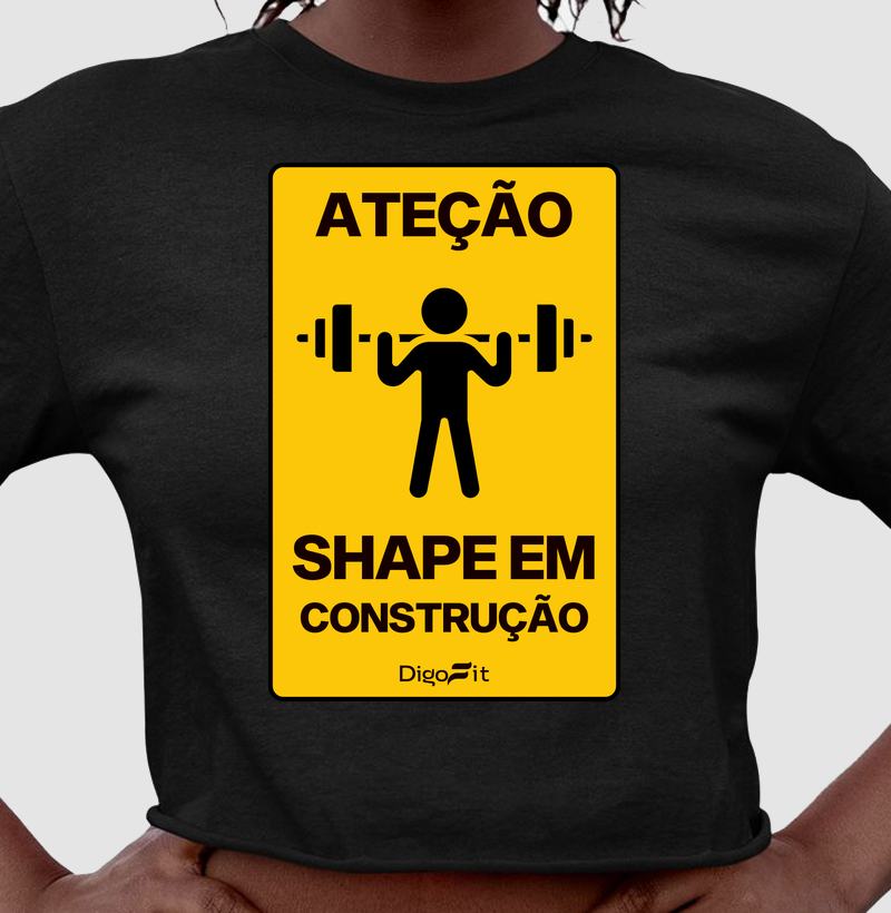 CROPPED ACADEMIA SHAPE EM CONSTRUÇÃO