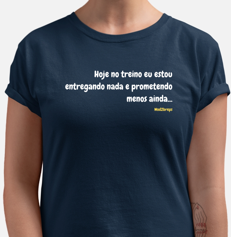 hoje no treino eu estou entregando nada e prometendo menos ainda