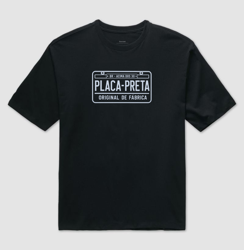 Placa Preta | Desenho | Branca