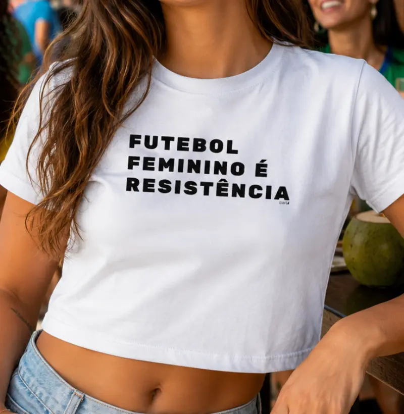 Futebol feminino é Resistência. 