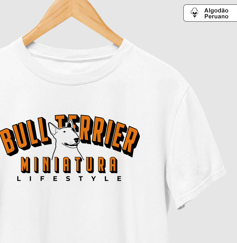 Bull Terrier Miniatura Lifestyle Laranja