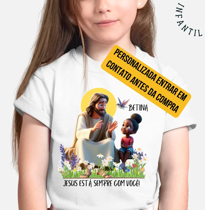 Personalizada - Jesus está sempre com você! Para Betina