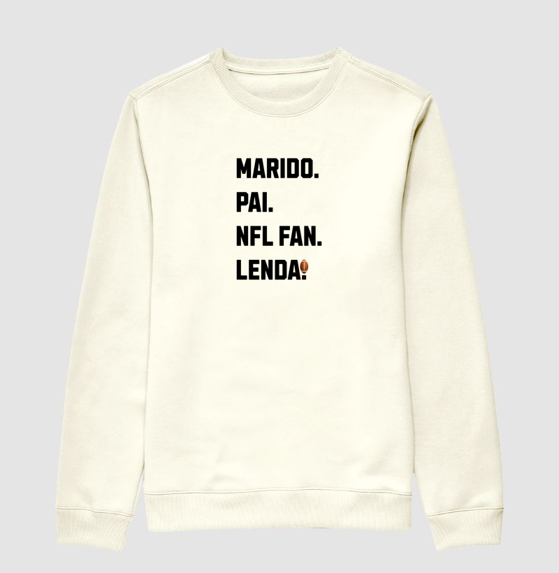 Marido. Pai. NFL Fan. Lenda.