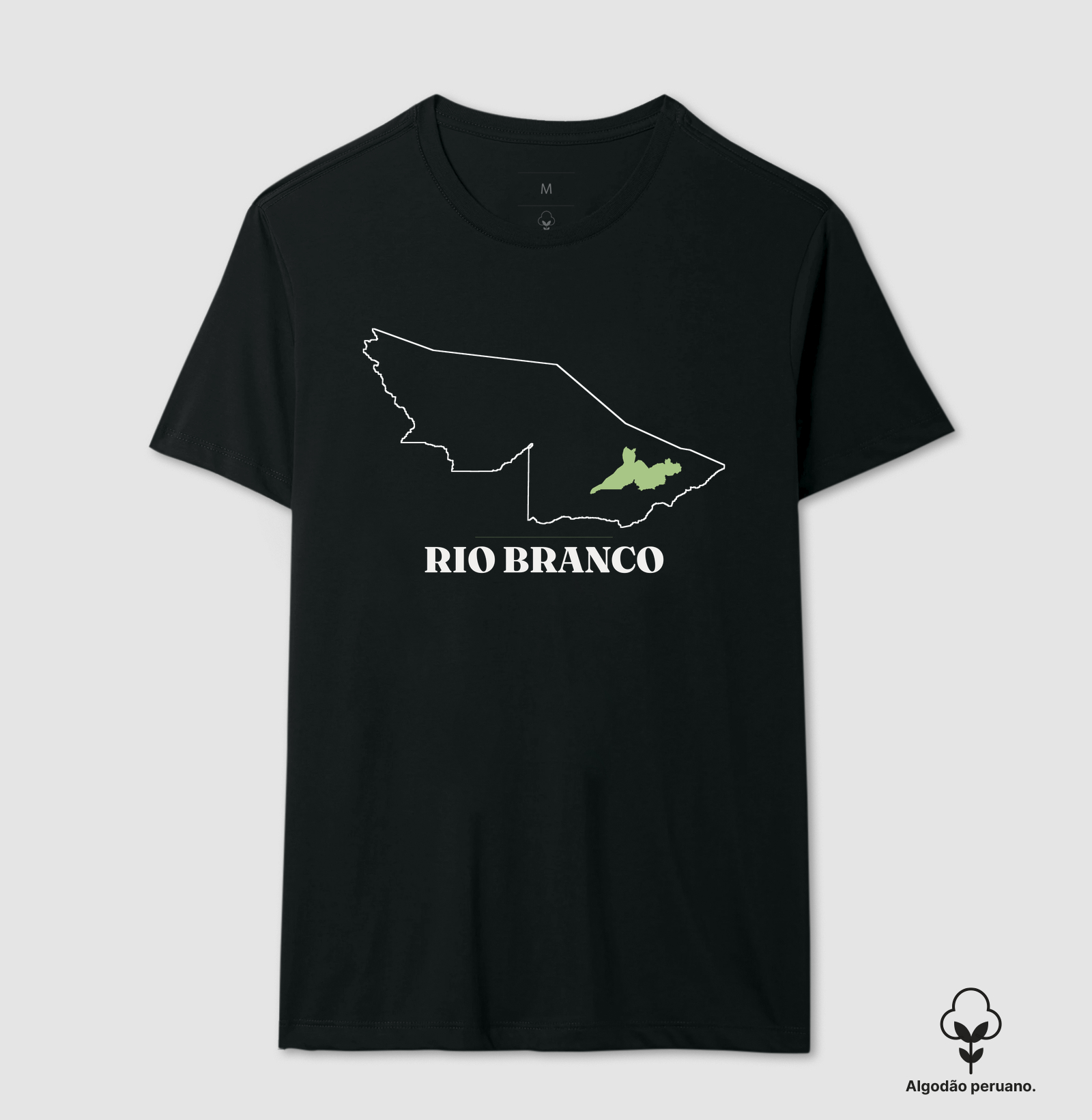 Rio Branco | Traço AC - Camiseta Algodão Peruano