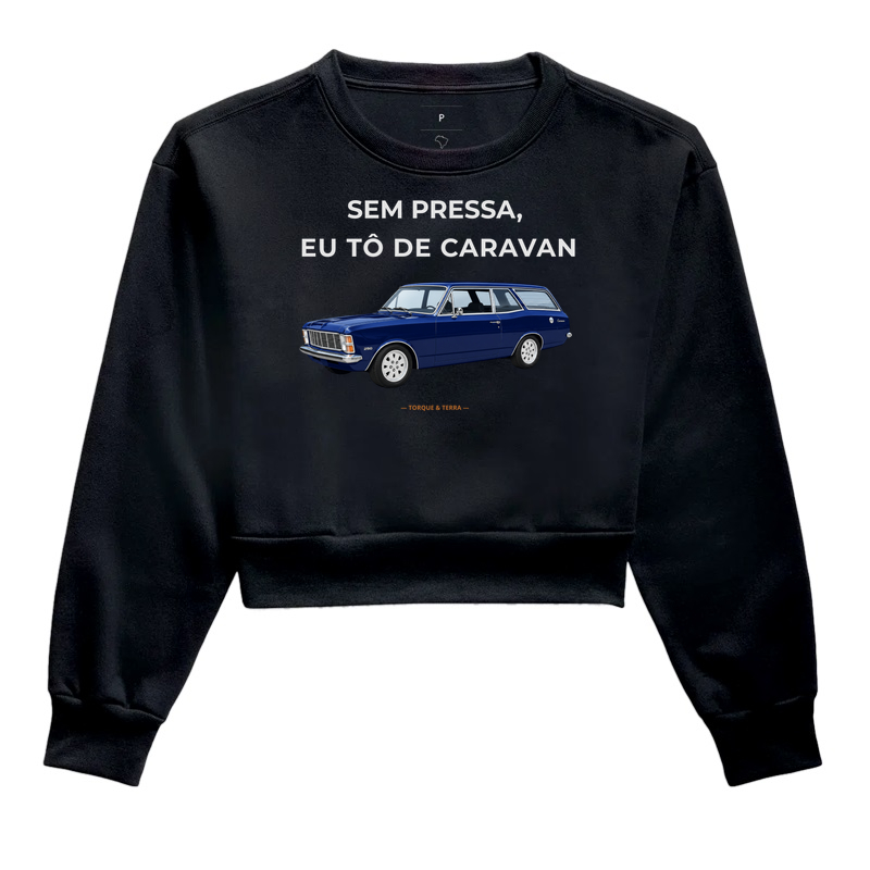 Sem pressa, eu tô de Caravan - azul escuro 2