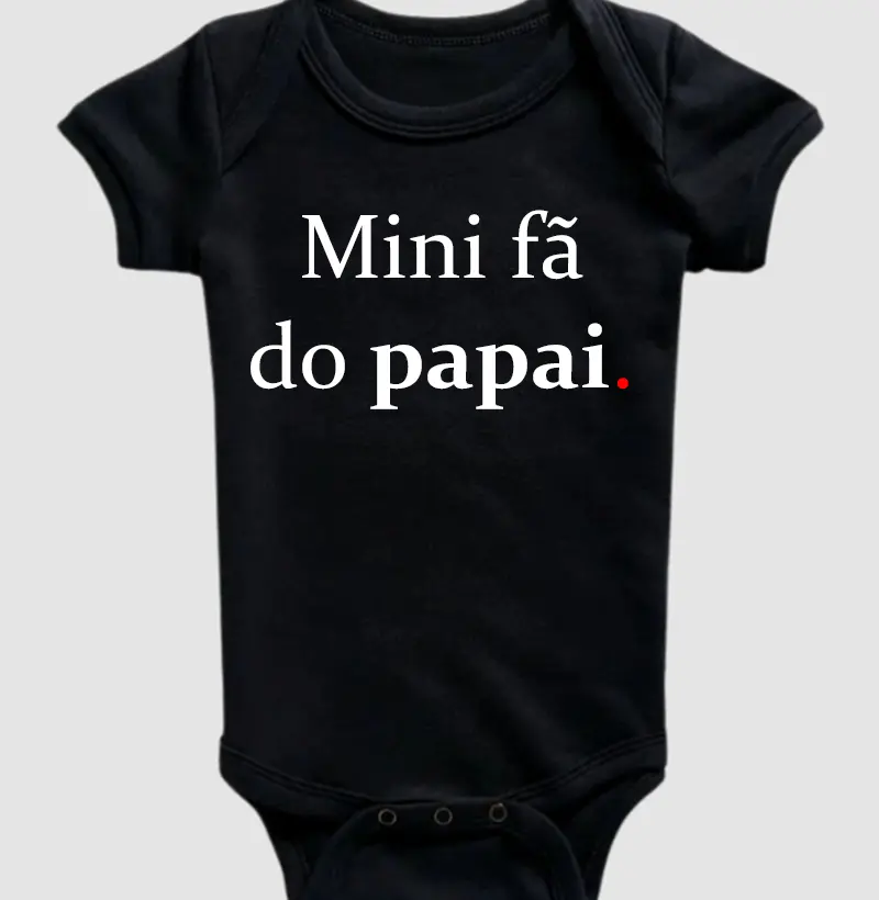 Mini fã do papai