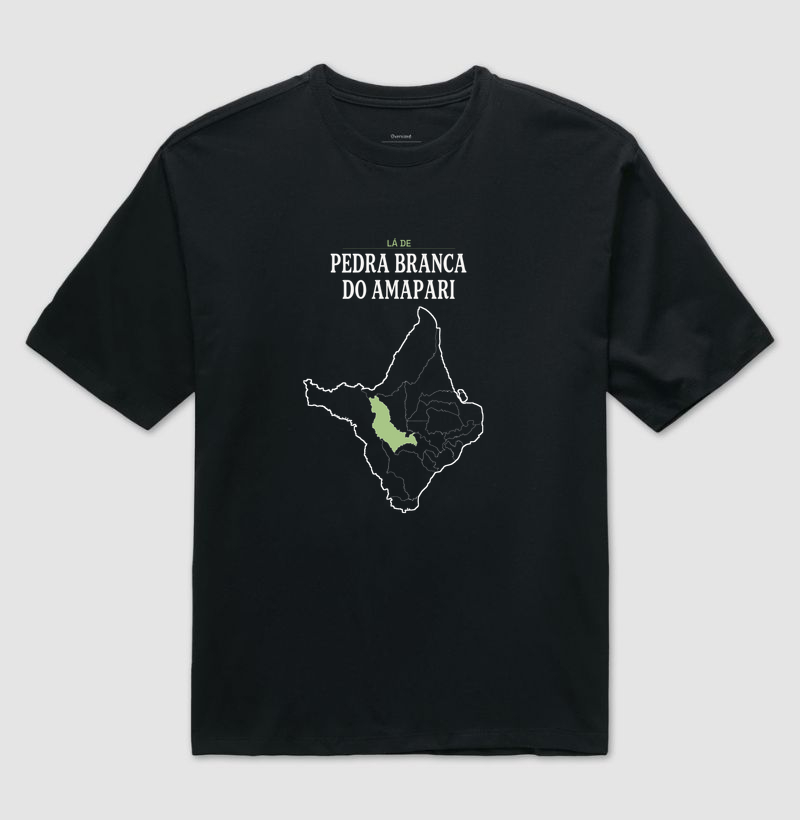 Pedra Branca do Amapari | Território AP - Camiseta Oversized