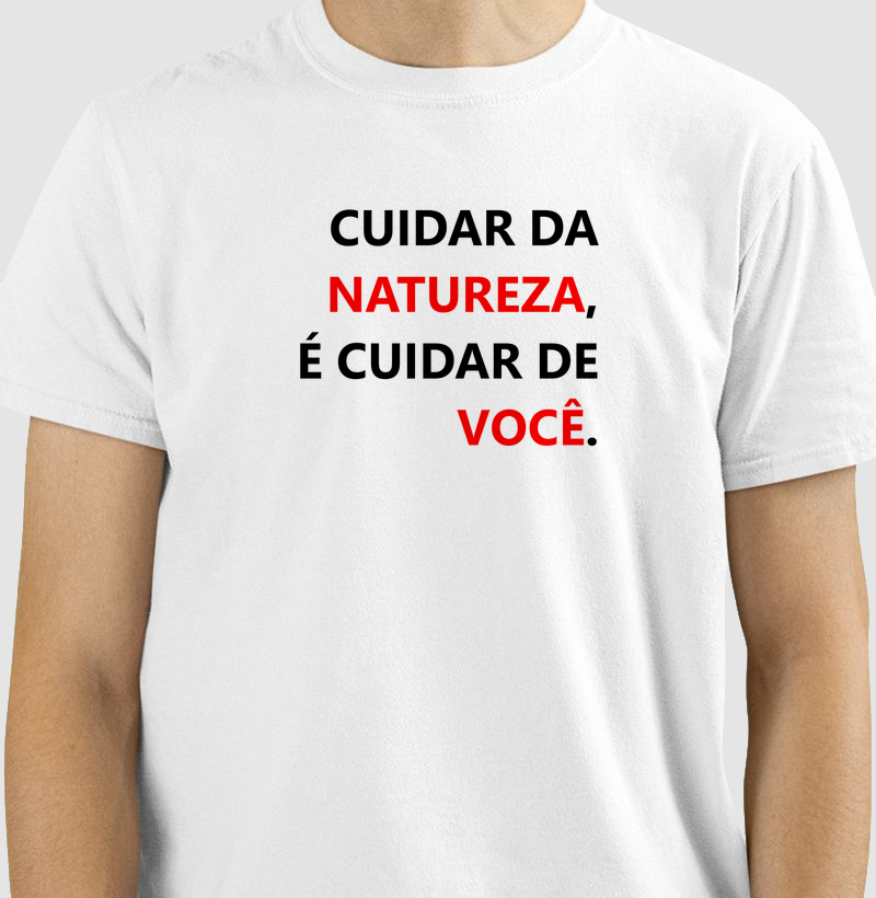 Camiseta Cuidar da Natureza